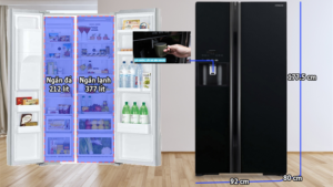 Alternative view of Tủ lạnh Hitachi Inverter 589 lít R-S700GPGV2 (GBK) - Thái Lan