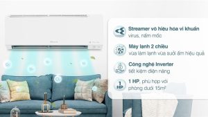 Máy lạnh 2 chiều Daikin Inverter 1 HP ATHF25XVMV - VIỆT NAM