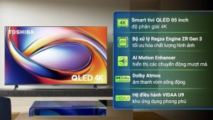 Smart Tivi QLED Toshiba AI 4K 65 inch 65M450RP - Việt Nam (99.11T7)