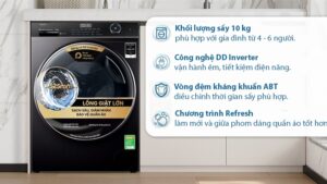 Máy Giặt Aqua Inverter 10 Kg AW10-B4959U1K(B) 2024 - VIỆT NAM