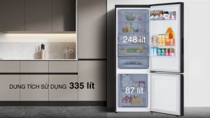 Alternative view of Tủ lạnh LG Inverter 335 lít LBB33BLGA 2024 - Indonesia