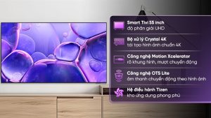 Smart Tivi Crystal UHD Samsung 4K 55 inch UA55U8500F 2025 - VIỆT NAM