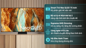 Smart Tivi Neo QLED Samsung AI 4K 75 inch QA75QN70F 2025 - Việt Nam