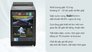 Máy giặt Panasonic Inverter 12.5 Kg NA-FD125V1BV - VIỆT NAM