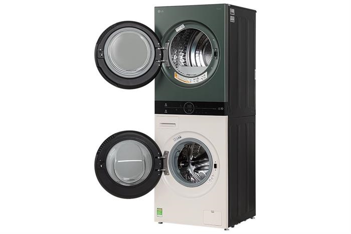 Tháp giặt sấy LG WashTower Inverter giặt 14 kg - sấy 10 kg WT1410NHEG 2024 (625.31T5;644.30T) - Ảnh 2