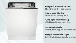Máy rửa chén âm tủ Electrolux ESL5343LO - BA LAN