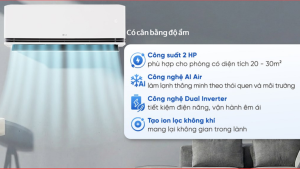 Máy lạnh LG Inverter 2 HP IDC18M2 2026 - THÁI LAN