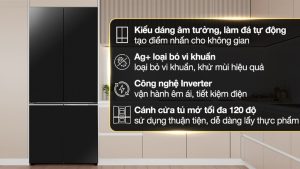 Tủ lạnh Panasonic Inverter 510 lít Multi Door NR-X561BK-VN​ 2024