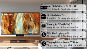 Smart Tivi Neo QLED Samsung AI 4K 55 inch QA55QN70F 2025 - Việt Nam