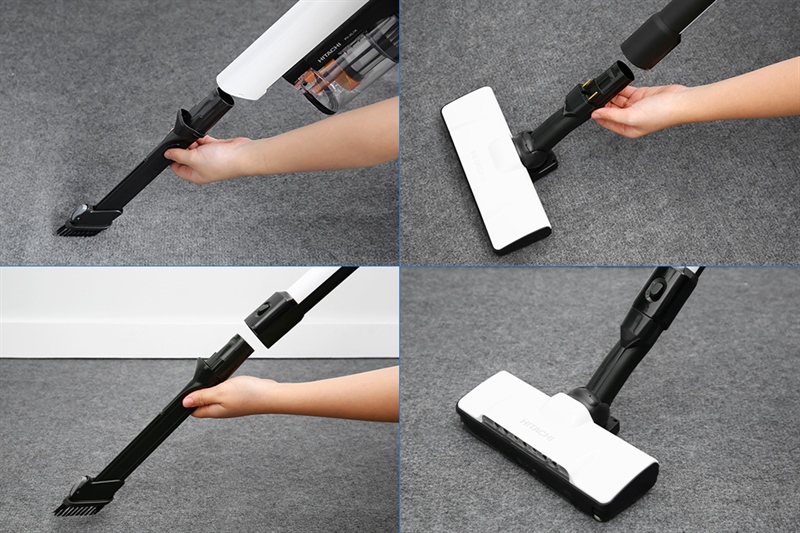 Phụ kiện đa dạng cho nhiều bề mặt làm sạch khác nhau