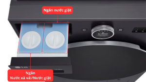 Alternative view of Máy giặt sấy LG Inverter giặt 15 kg - sấy 8 kg F2515RNTG 2025