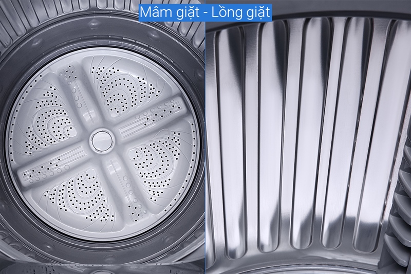 Mâm giặt xoắn kép SCREW và DOLPHIN trên máy giặt Sharp