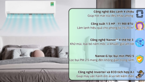 Máy lạnh Panasonic Inverter 1.5 HP CU/CS-XU12BKH-8 2025 - Malaysia