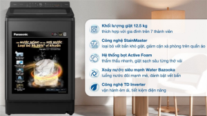 Máy giặt Panasonic Inverter 12.5 kg NA-FD125V4BV 2025 - VIỆT NAM