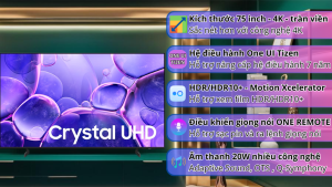 Smart Tivi Crystal UHD Samsung 4K 75 inch 75U8500F 2025