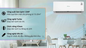 Máy lạnh Casper Inverter 1.5 HP QC-12IU36A 2025 - THÁI LAN