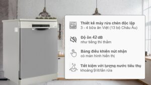 Máy rửa chén độc lập Bosch SMS4EKI06E - BA LAN