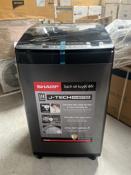 Thiết kế sang trọng và hiện đại của máy giặt Sharp ES-X95HV-S