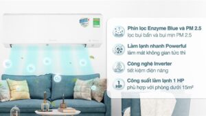 Máy lạnh Daikin Inverter 1 HP ATKB25YVMV 2024 - VIỆT NAM
