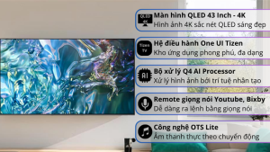 Smart TV Samsung QLED 43 inch 4K 43Q7FA 2025 - VIỆT NAM
