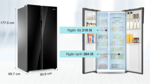 Alternative view of Tủ lạnh Aqua Inverter 602 lít AQR-IG696FS GB