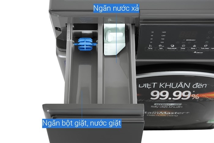 Máy giặt Panasonic Inverter giặt 10.5 kg - sấy tiện ích 2 kg NA-V105FC1LV - VIỆT NAM - Ảnh 2