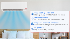 Máy Lạnh Sanyo Inverter 1 Hp SO/SI-9TSJIVNB - Malaysia