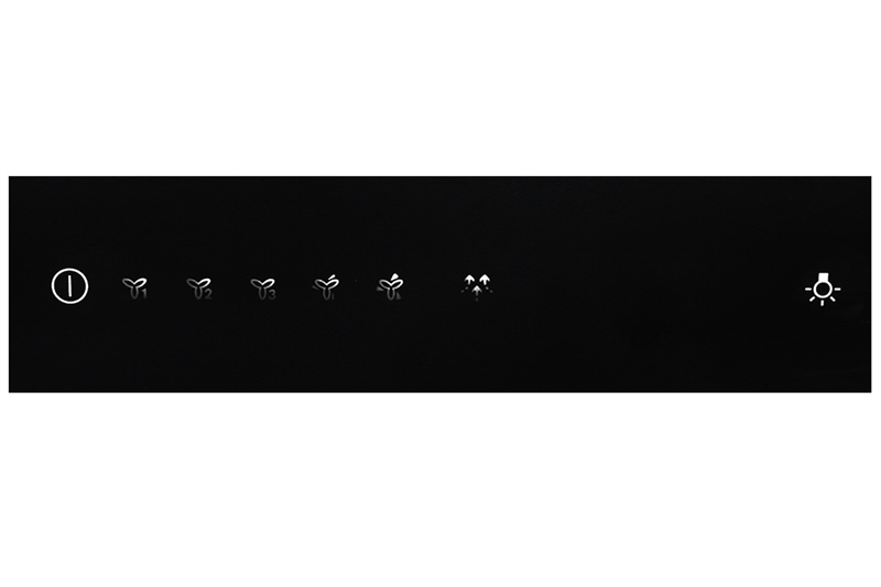 Đèn LED chiếu sáng và bảng điều khiển cảm ứng trực quan