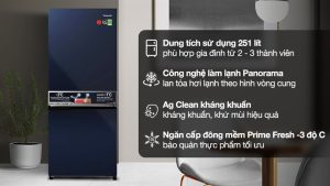 Tủ lạnh Panasonic Inverter 251 lít NR-SP275CPAV 2024 - VIỆT NAM