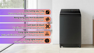 Máy giặt Samsung Inverter 13 kg WA80F13S5BSV 2025 - THÁI LAN