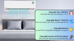 Máy lạnh Panasonic Inverter 1 HP CU/CS-XU9BKH-8 2025 - Malaysia