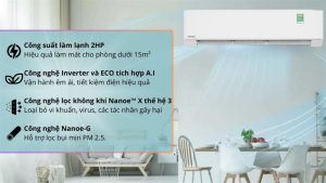 Máy lạnh Panasonic Inverter 2 HP CU/CS-XU18BKH-8 2025 - MALAYSIA