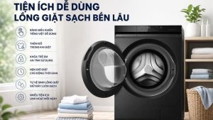 Máy giặt sấy Panasonic Inverter giặt 10 kg - sấy 7 kg NA-S20DG1BVT 2026 - Việt Nam