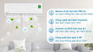 Máy lạnh Panasonic Inverter 2 HP CU/CS-PU18AKH-8 2024 - MALAYSIA