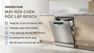Máy rửa chén độc lập Bosch SMS6ECI04E