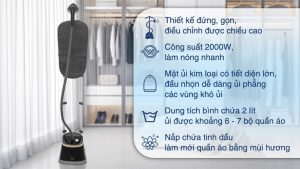 Bàn ủi hơi nước đứng Philips STE3170/80 2000W - HÀ LAN