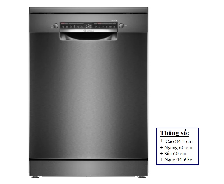 Máy Rửa Chén Bosch SMS4HMC25M Series 4 -Xuất sứ Châu Âu - 3 giàn rửa - BA LAN
