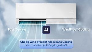 Alternative view of Máy lạnh Samsung Wind-Free Inverter 1 HP AR70H10D1BWNSV 2026 - Thái Lan
