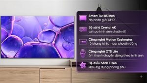 Smart Tivi Crystal UHD Samsung 4K 85 inch UA85U8500F 2025 - Việt Nam