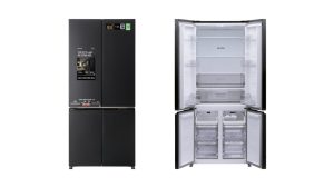 Alternative view of Tủ lạnh Panasonic Inverter 525 lít Multi Door NR-XZ590CWKV