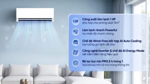 Máy lạnh Samsung Wind-Free Inverter 1 HP AR70H10D1BWNSV 2026 - Thái Lan