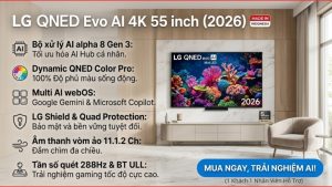 Smart Tivi QNED LG AI 4K 55 inch 55QNED86BSA 2026 - Indonesia