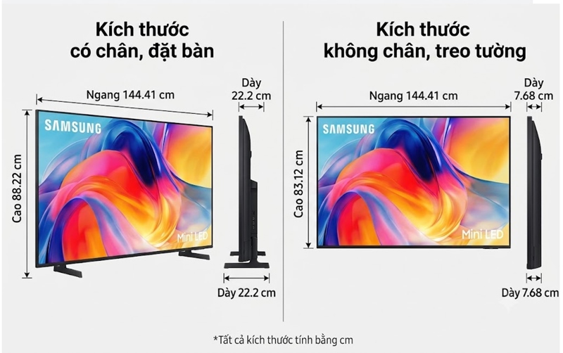 Smart Tivi Mini LED Samsung AI 4K 65 inch UA65M77HA 2026 - Việt Nam - Ảnh 5