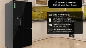 Tủ lạnh LG Inverter 571 lít Multi Door F58BGD 2025 - Việt Nam