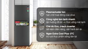 Tủ lạnh Sharp Inverter 360 lít SJ-XP382AE-DS - THÁI LAN