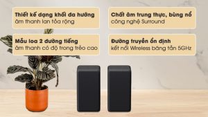 Cặp loa sau không dây Sony SA-RS3S 100W - Malaysia