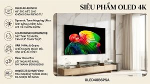 Smart Tivi OLED LG AI 4K 48 inch OLED48B6PSA 2026 - Indonesia